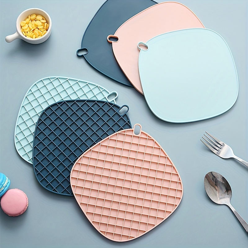 Round Silicone Insulation Mat Heat Resistant Anti scald Anti - Temu