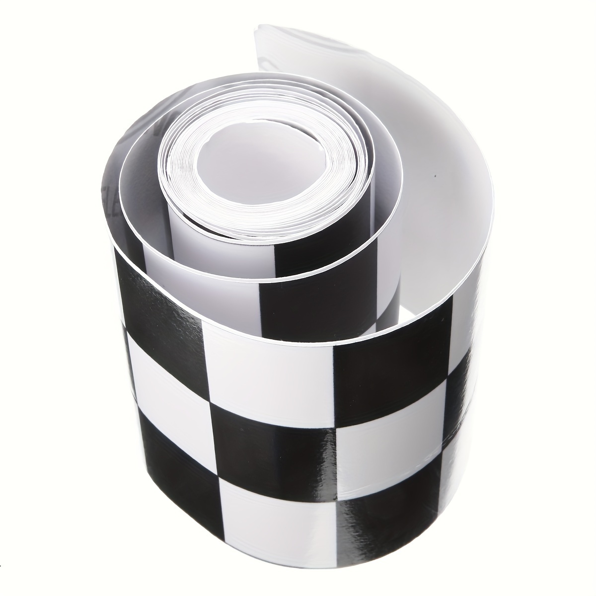 1pc Checkered Vinyl Sticker Tape Car Motorcycle Body Tank Decal
