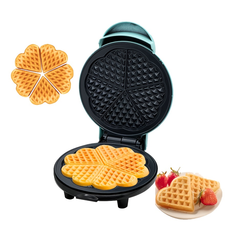 1pc, Mini Waffle Maker For Individual Waffles, Chowder, Keto Chaffles, Easy  To Clean, Non-Stick Surface, Cookware, Kitchenware, Kitchen Accessories Ki