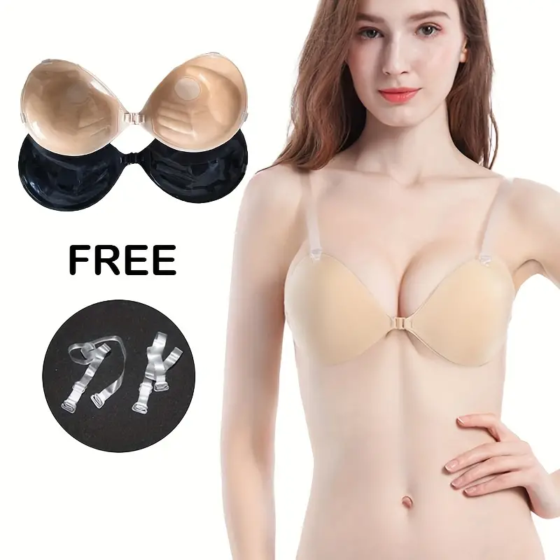 Reusable Adhesive Nipple Covers Strapless Invisible Push - Temu Canada