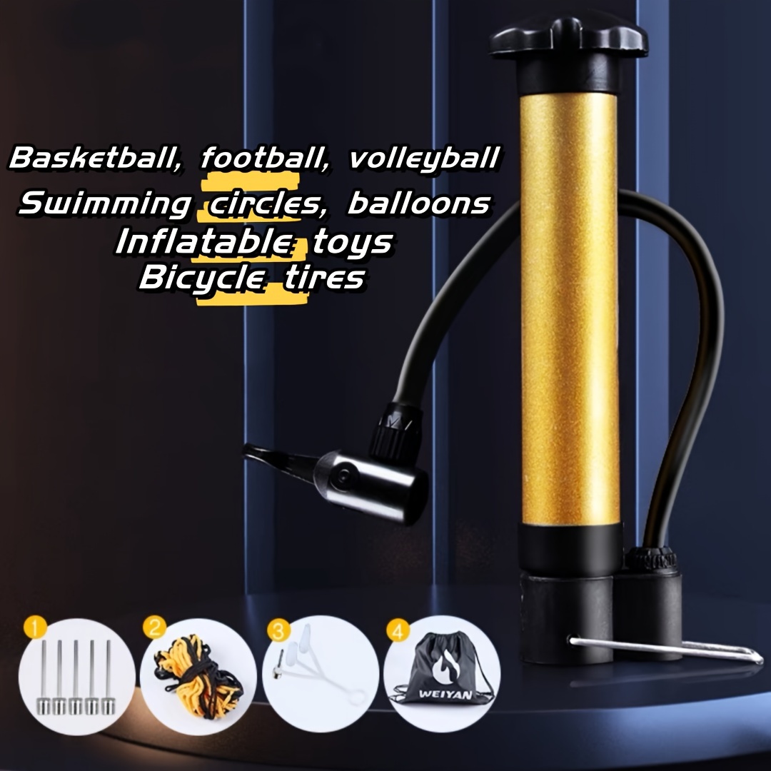 New Useful Air Pump Mini Pump with Ball Needle for Bicycle Soccer  Basketball Handball