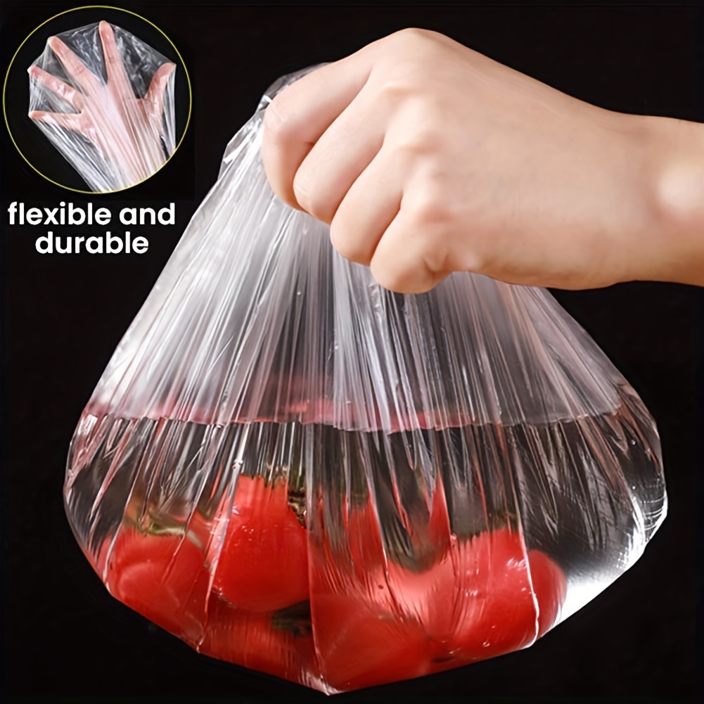 1 Set 10pcs 60*70cm Reusable Pe Thickened Transparent Air Fryer Dust Cover,  Multi-purpose Protective Cover For Home Appliances And Kitchenware