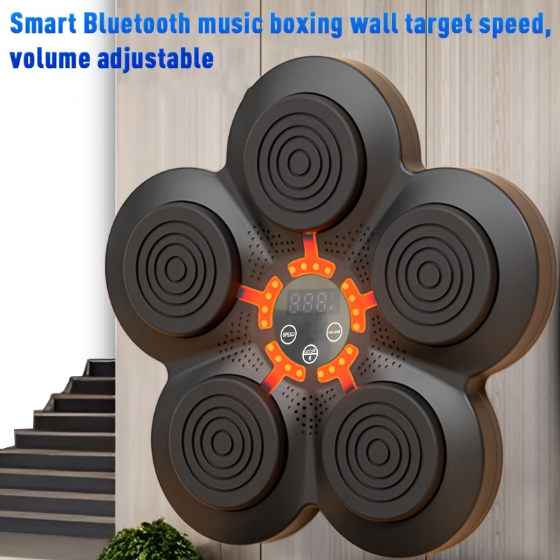 Machine de boxe musicale intelligente, Bluetooth, mural, amusant