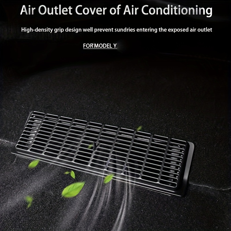 2pcs Floor Air Vent Covers For Tesla Model Y 2020-2023