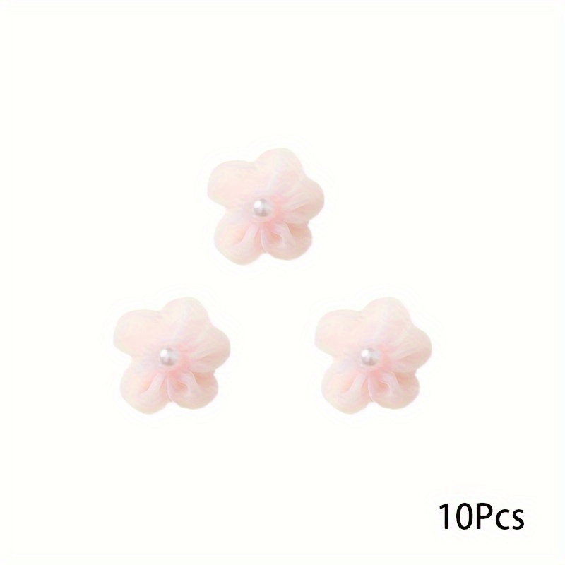 1pc Flores Organza Borde Quemado Flores Tela Hechas Mano Diy - Temu Chile