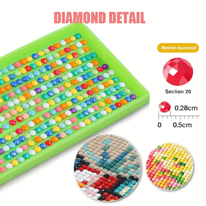 Diy Cat Diamond Painting Kit For Adults 5d Round Full Drill - Temu