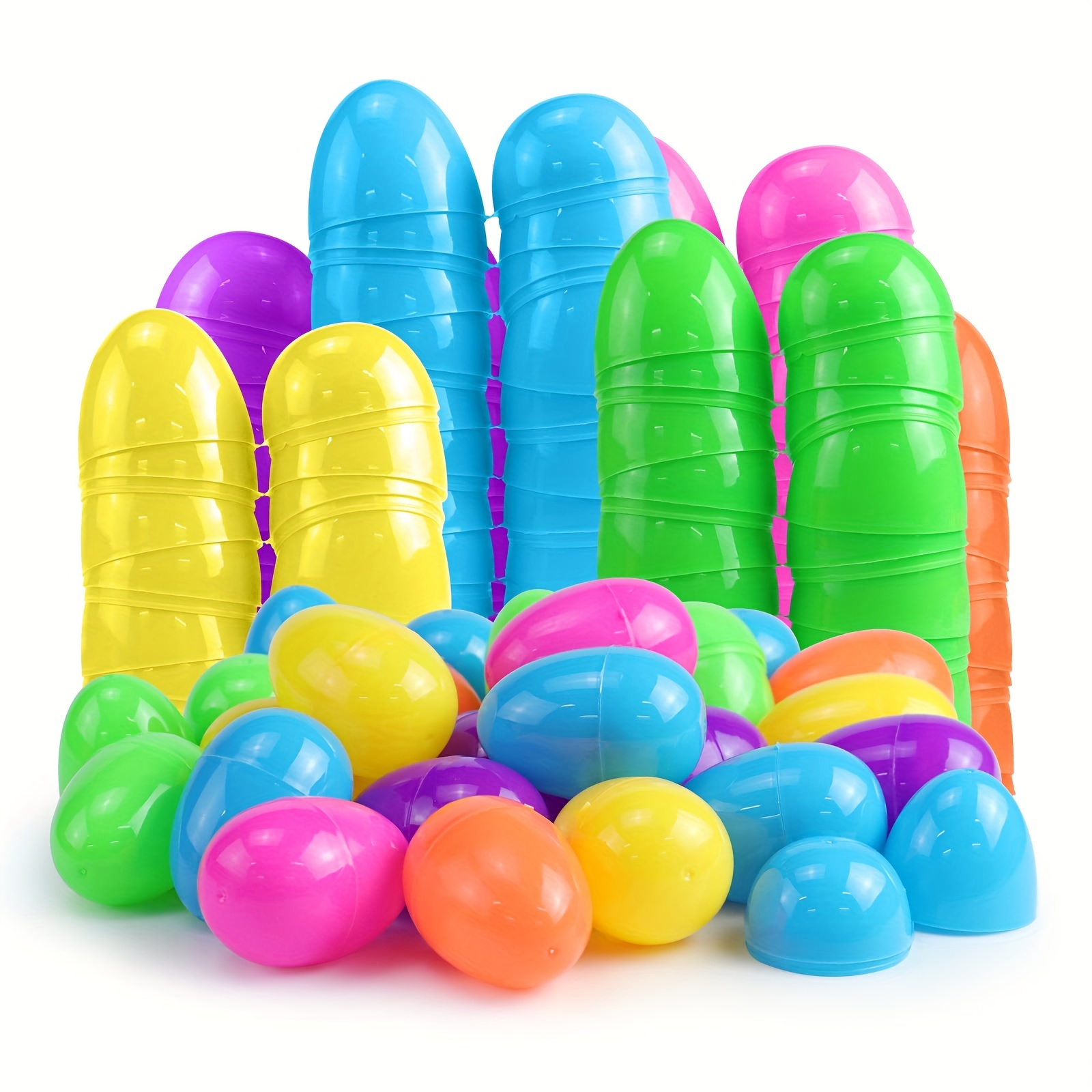 Pull Back Toys Filled Easter Eggs Plastic Easter Eggs - Temu