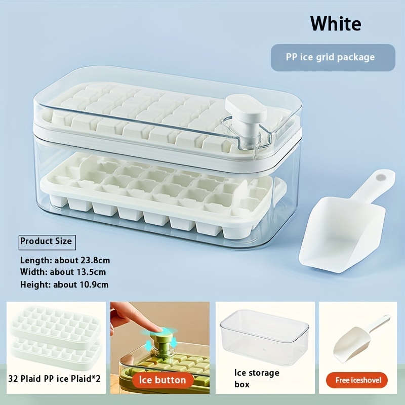 GROFRY 1 Set Ice Cube Tray Single/Double Layer Multiple Grids