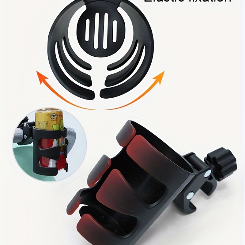 Universal 360° Rotatable Cup Holder for Strollers & Wheelchairs