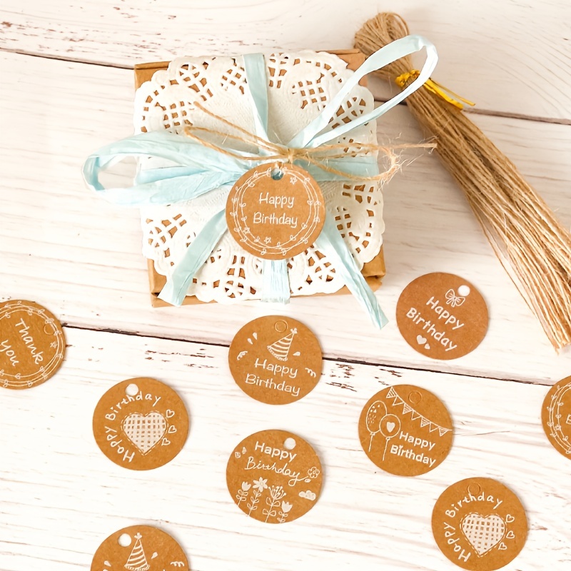 Paper Gift Tags Thank You Gift Tags With String Diy - Temu