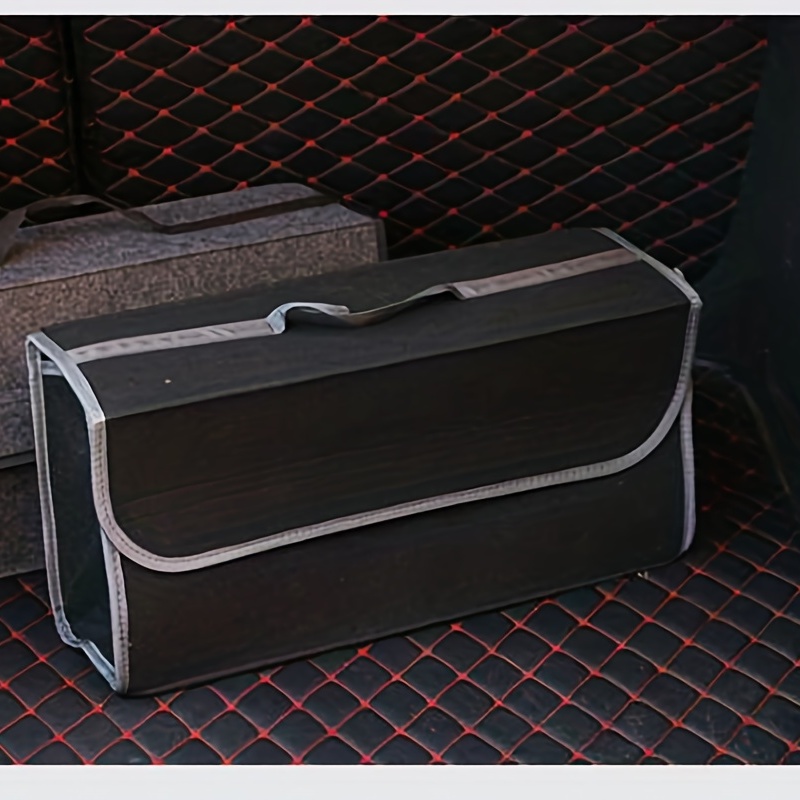 Car Storage Travel Bag Soft Woolen Felt Car Trunk Organizer Car Storage Box  Bag Fireproof Stowing Tidying Package Blanket Tool - AliExpress
