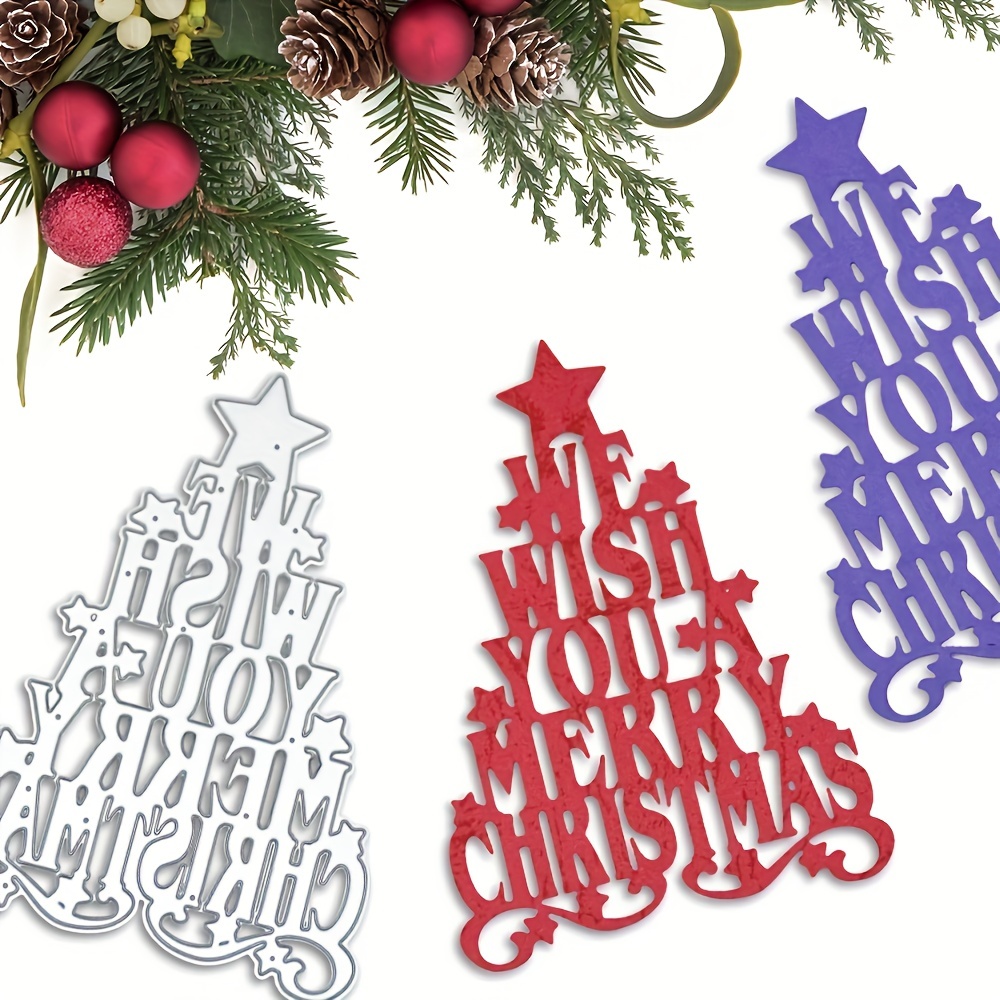 1pc Velas Navidad Metal Cortando Troqueles Diy Scrapbooking - Temu