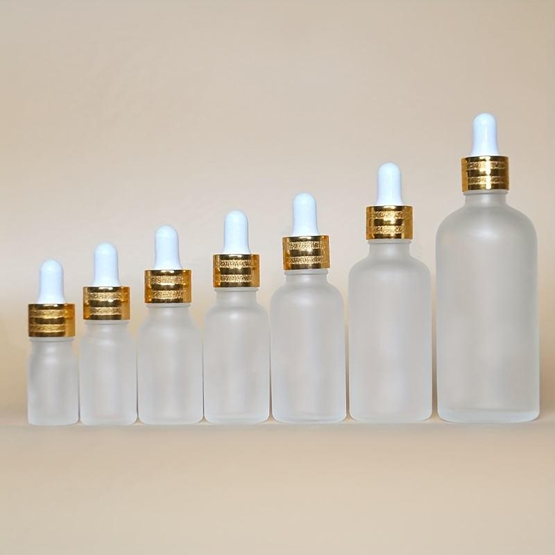 Flacon compte-gouttes d'huile essentielle 30ml, en verre, vert, violet,  jaune, bleu, rose, rouge, Orange, blanc, sérum de massage - AliExpress
