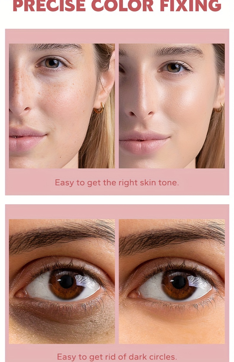 beauty glazed 6 color concealer for spotless brightened skin decrease tear gaps dark circles even skin tone details 7