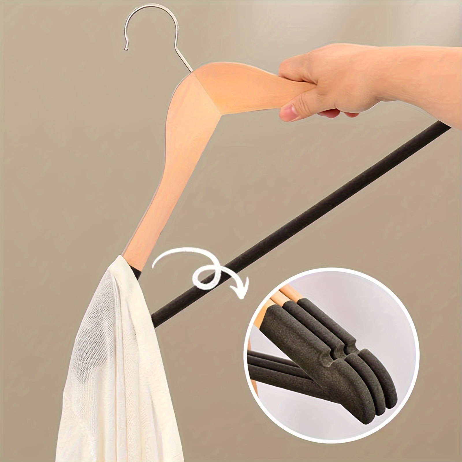 Home Premium Velvet Hangers, Non-slip Clothes Black Suit With 360 Degree  Rotatable Hook Heavy Duty Coat - Temu United Arab Emirates