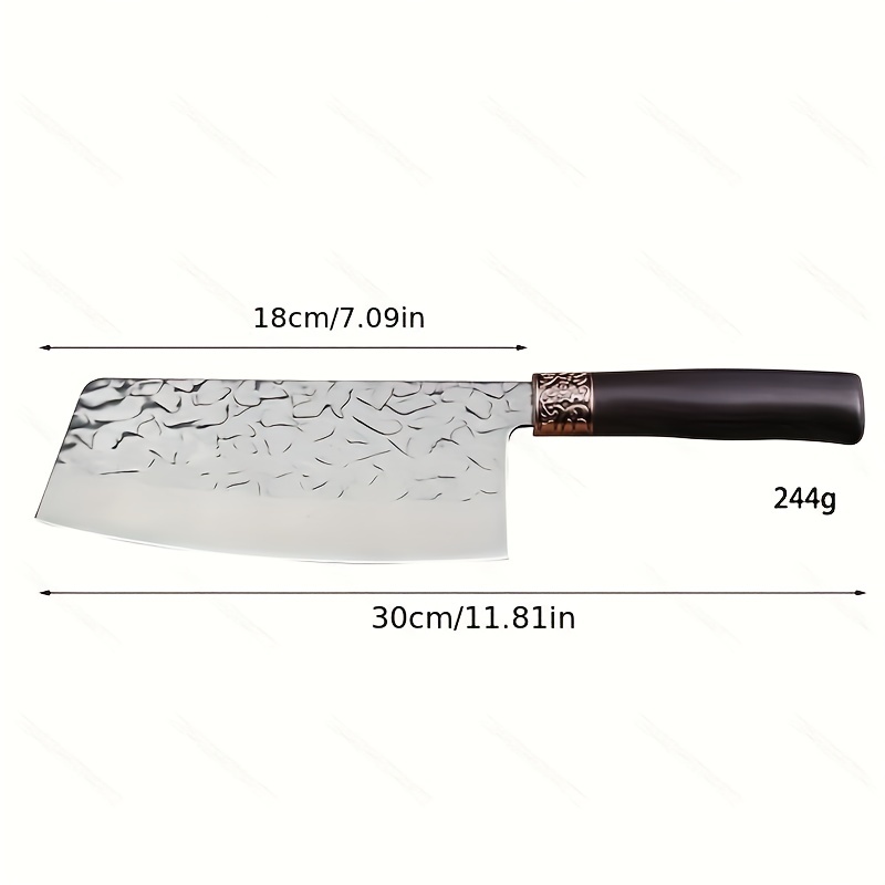 Meat Cleaver Knife, Heavy Duty Professional Butcher Chopper, Stainless  Steel Outdoor Kitchen Knives, For Fruits, Vegetables And Meat, Kitchen  Gadgets, Kitchen Accessories, With Sheath - Temu