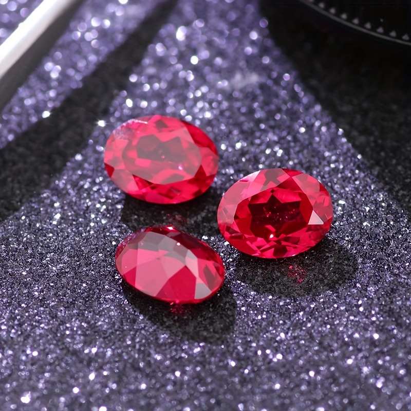 0.5 ct oval ruby rubies blood red gemstones laboratory
