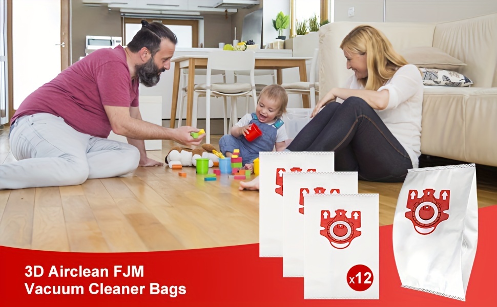 Buy Miele 3D Efficiency FJM Dust Bags 8 & 4 AirClean FJM online