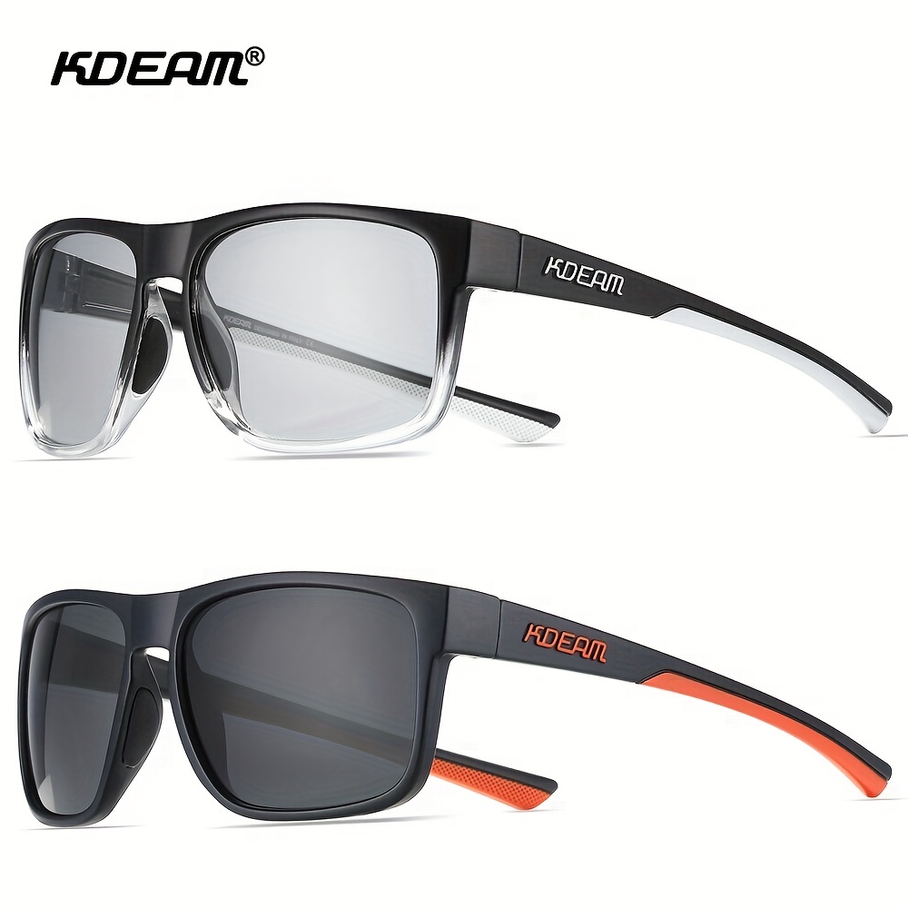 Kdeam 1pc Gafas Sol Polarizadas Alta Definici n Cuadradas Simples