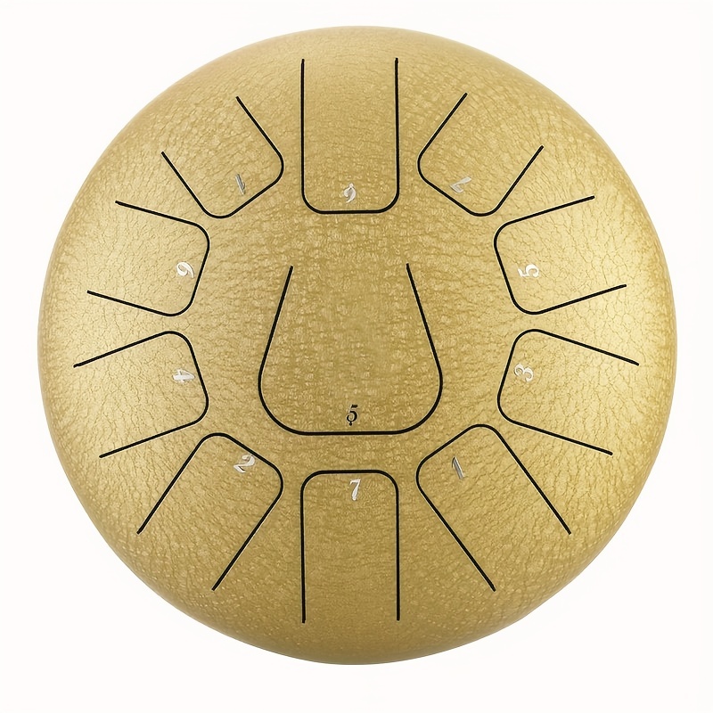 New Steel Tongue Drum for Mind Healing Yoga, 4 Colors Options