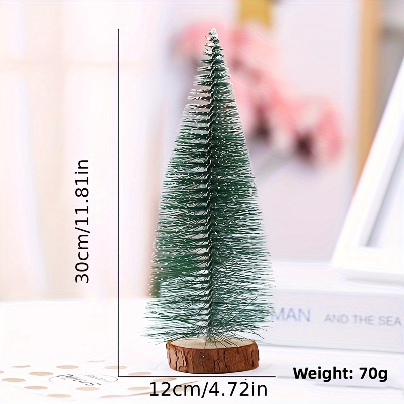 Mini Christmas Tree Cedar Desktop Decoration Miniature Christmas Ornaments