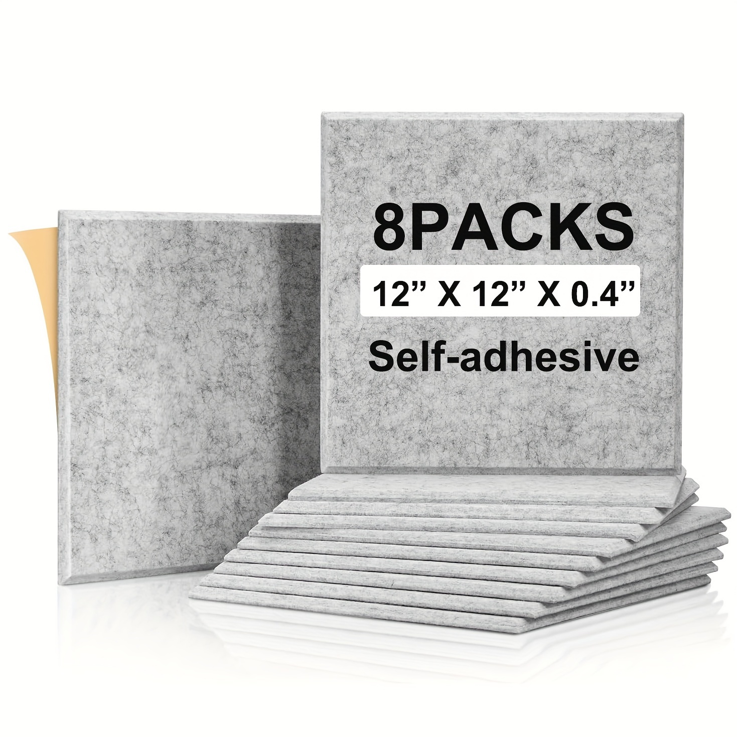 8Pcs Self-Adhesive Acoustic Panels, Plane Sound Proof Foam Panels,For Studios/Recording Studios/Offices