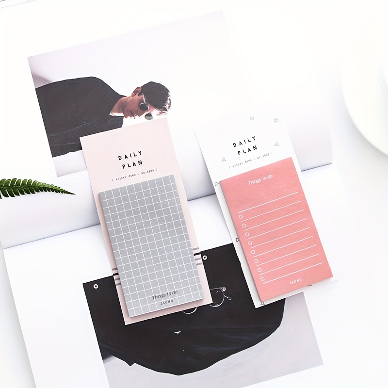 50-Sheet Tearable Sticky Week Monthly Planner Pad