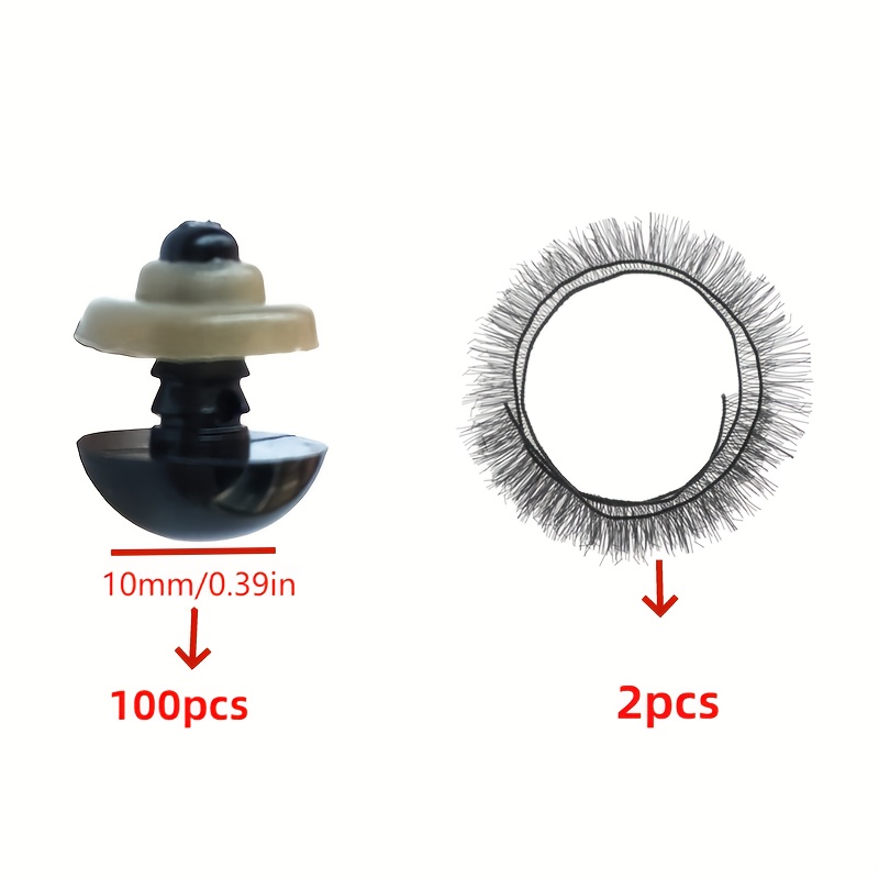 Safety eyes - 10 mm (0.39 in), Accessories