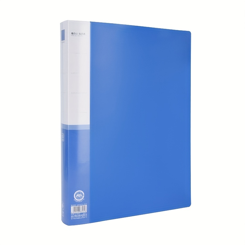 A4 Size Binder With Plastic Sleeves