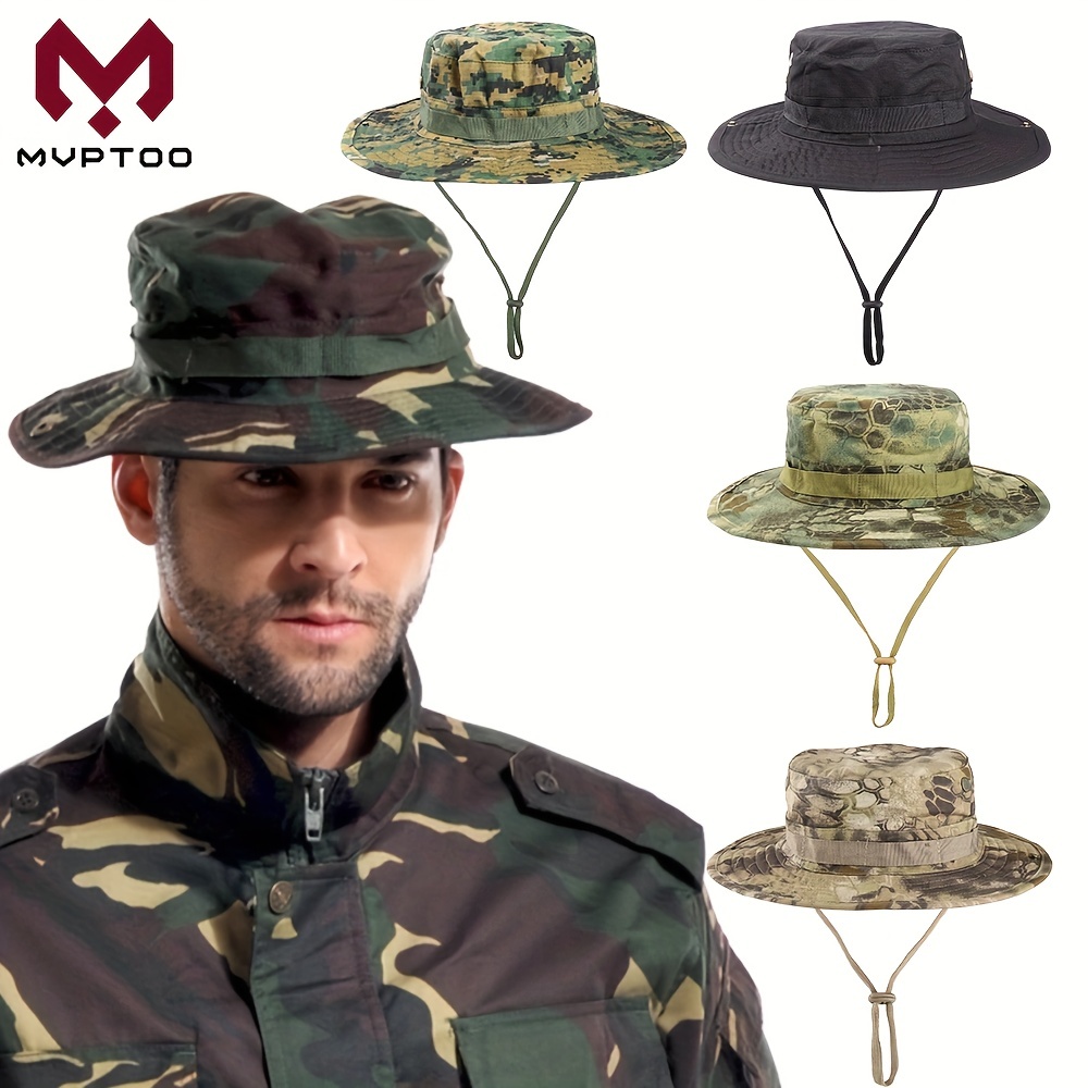 UV Resistant Camouflage Fishing Hat for Boys, Breathable and