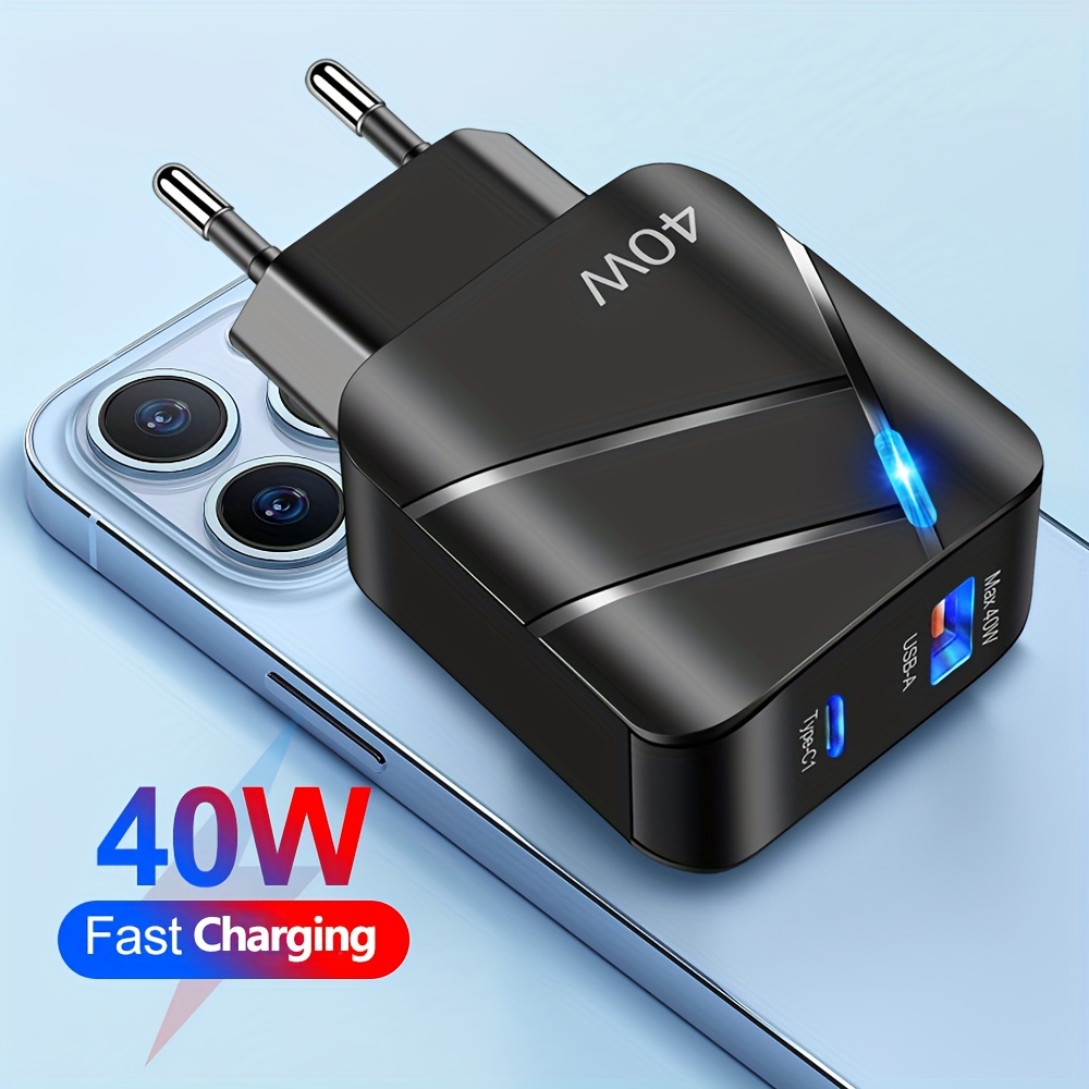 Chargeur Voiture Rapide iPhone 15 [Certifié MFi], Ultra Compact Métal  Double 60W Chargeur Voiture USB C