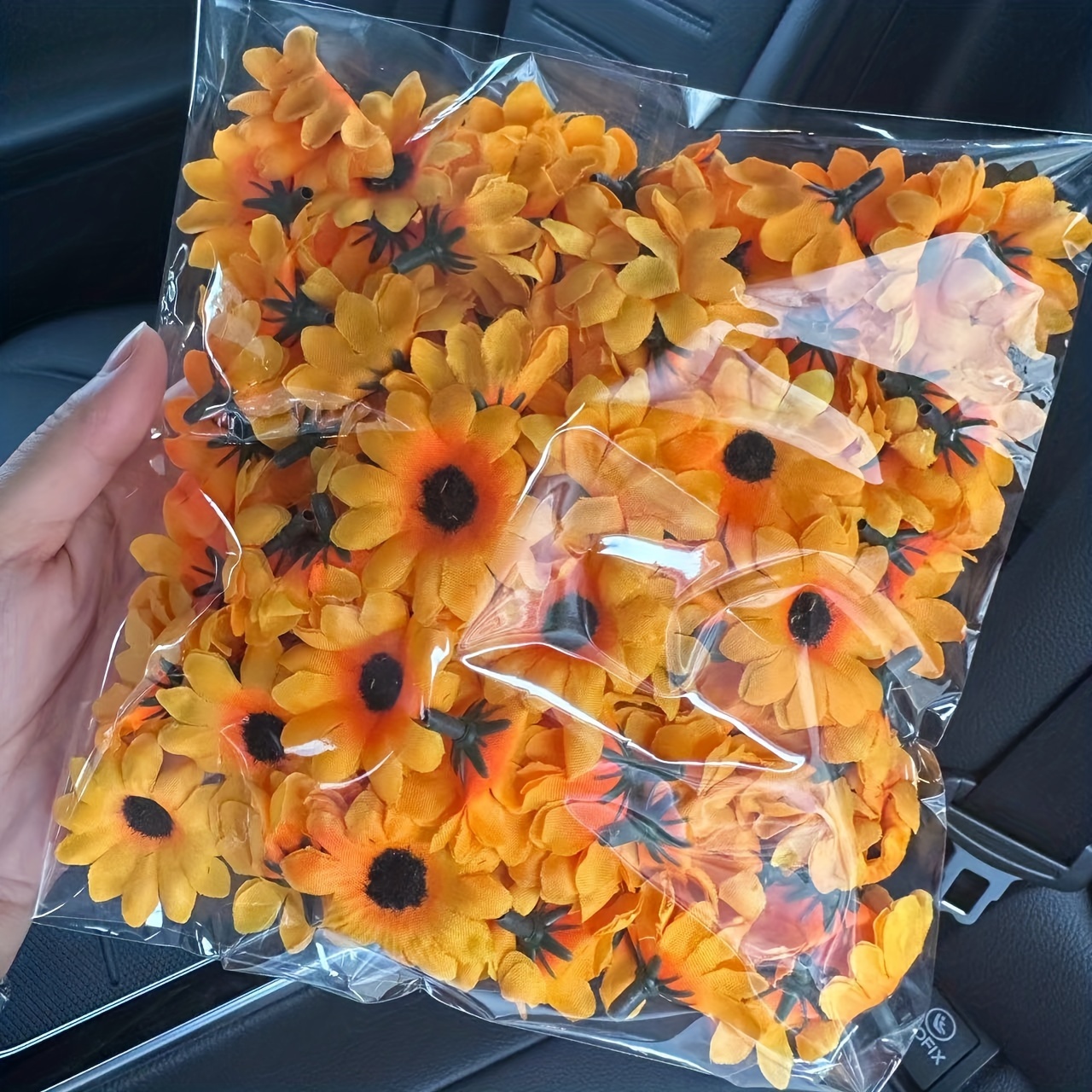 100pcs Small Sunflowers Mini Silk Sunflower Artificial Fake Flowers