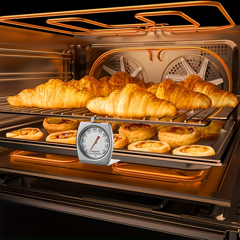 oven thermometer - stainless steel