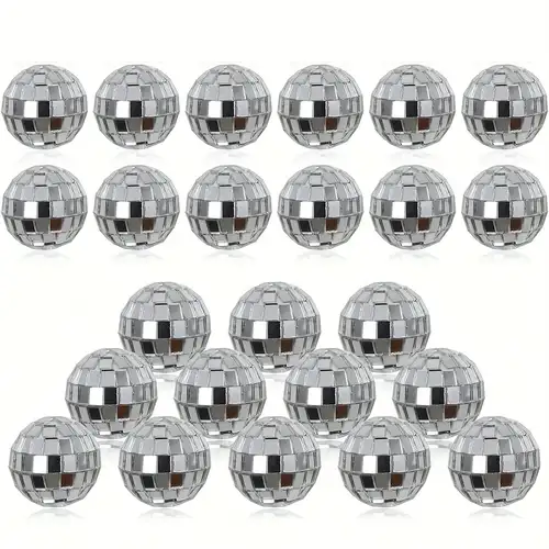 16 Inch Large Mirror Disco Ball 80's 90's Disco Ball Decoration Silver  Hanging Party Disco Ball for DJ Club Stage Bar Party Wedding Holiday  Decoration