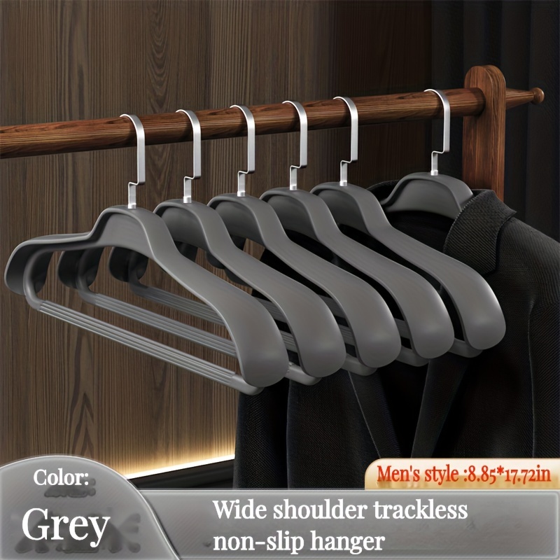 Coat Hanger Curved Shoulder Design Hanger Durable Non-slip Wide