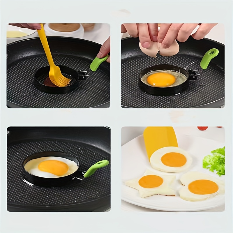 Cartoon Egg Ring, Stainless Steel Egg Cooking Rings, Pancake Mold For  Frying Eggs And Omelet, Kitchen Gadgets, Kitchen Stuff, Kitchen  Accessories, Home Kitchen Items - Temu