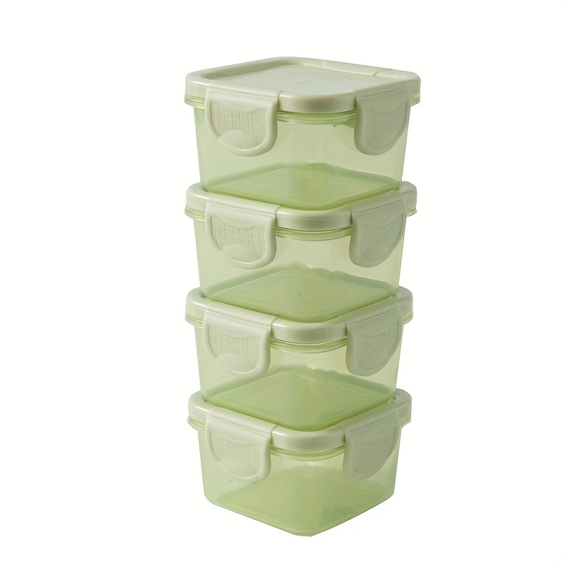 Plastic Boxes With Lids 150ml Round Mini Crisper Freezer Box