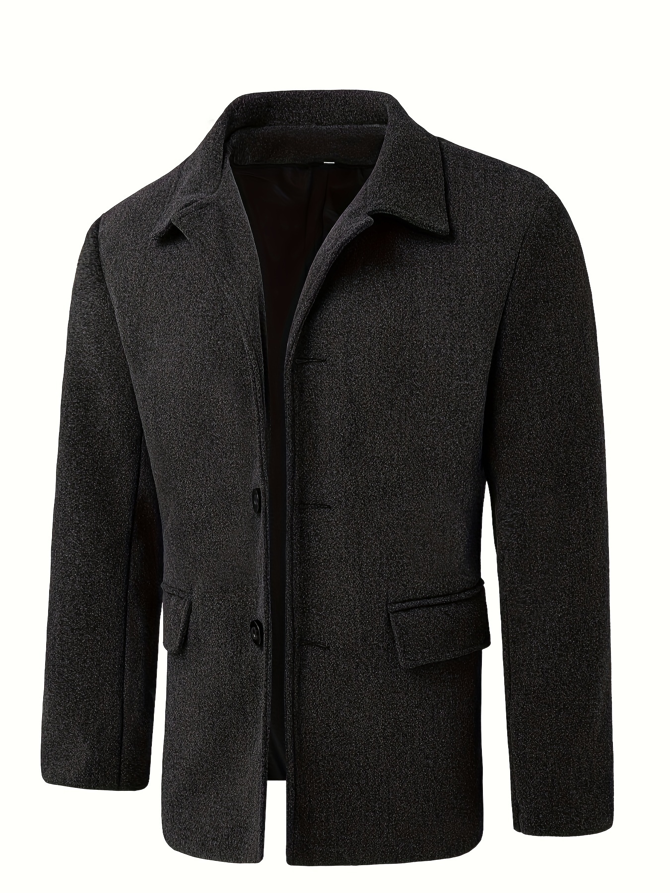 Men's Plaid Business Casual Blazer Double Breasted Jacket Lapel Wearcoat  Elegant