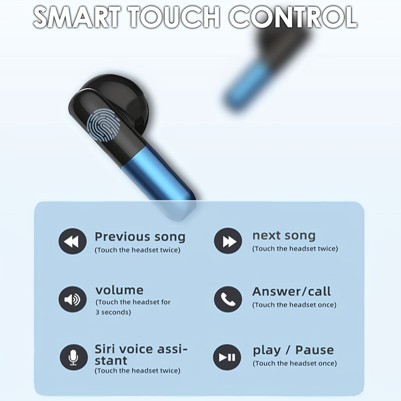 Auriculares: auriculares con Bluetooth inalámbricos con micrófono cómodos y  seguros