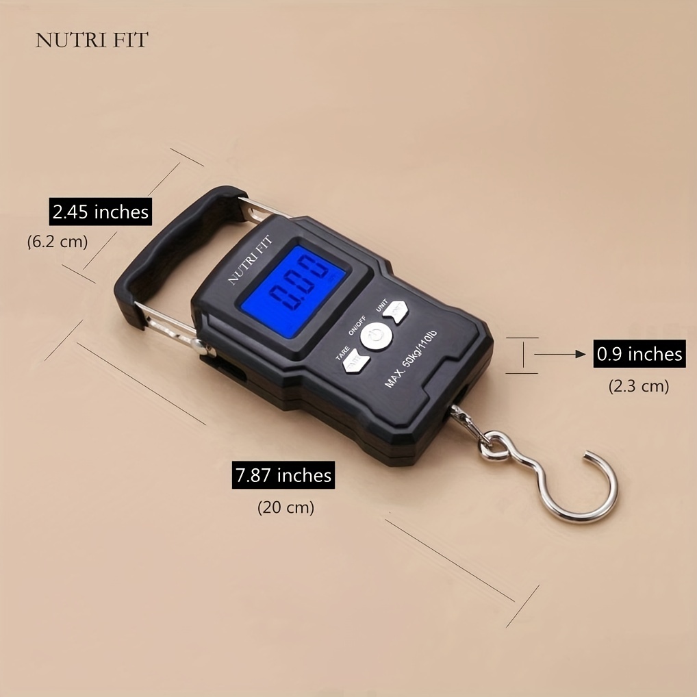 Backlight Hanging Luggage Fishing Weight Scale, Digital Hand