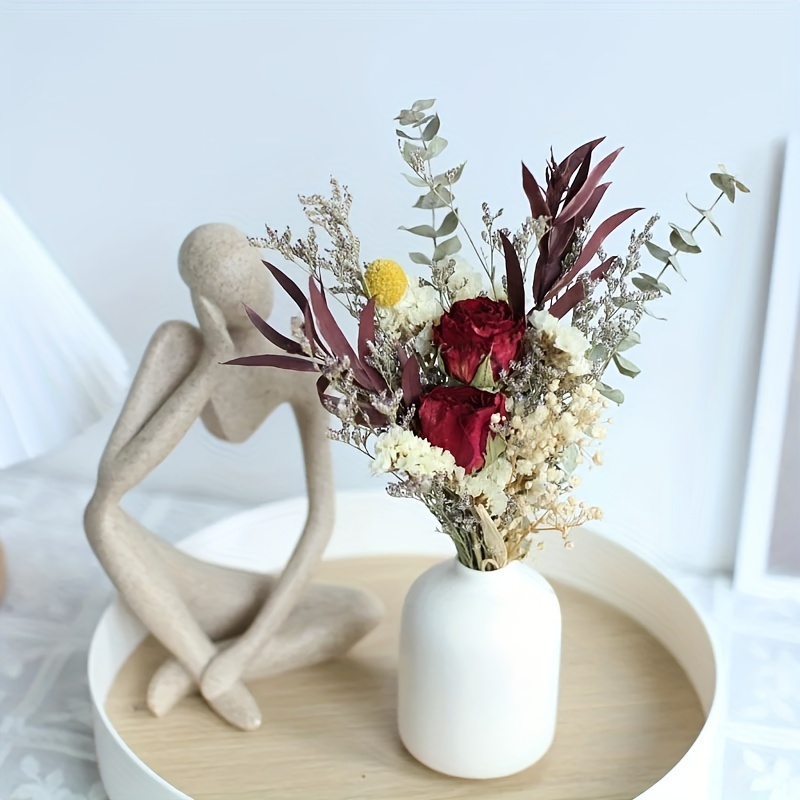 Jarrón con flores preservadas Estándar - Camomile Bouquet