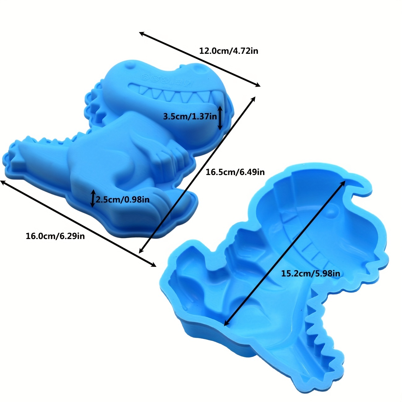 Different Shapes Of Dinosaur Silicone Cake Molds Diy Baking - Temu