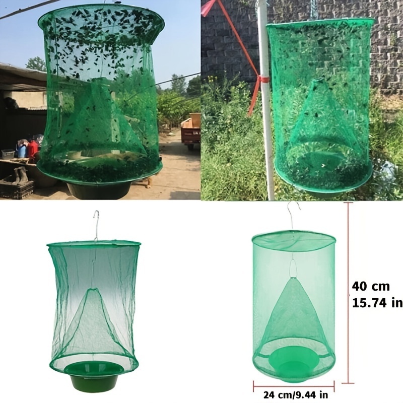Ranch Fly Trap Reusable Fly Trap With Tray For Indoor Outdoor Hanging  Farms, Stable, Garden, Orchard, Park, Pest Control - Temu Germany