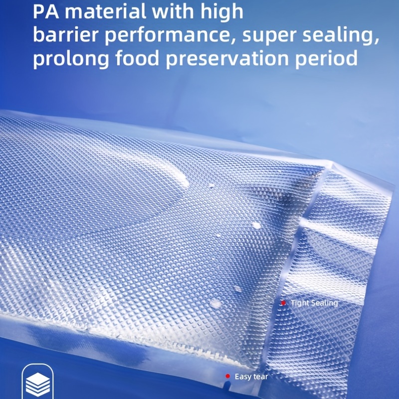 Vacuum Sealer Bags 11x50' Rolls 2 Pack for Food Saver, Seal a Meal, Sous  Vide, Meal Prep, Food Preservation, Vac Storage, BPA Free and Heavy Duty