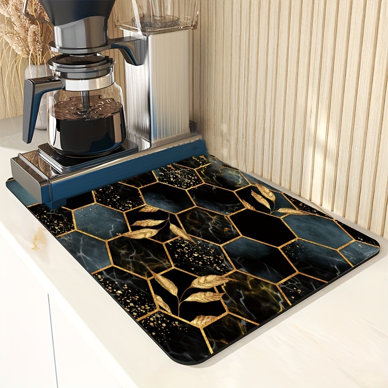 Upgrade Your Kitchen With A Stylish & Super Absorbent Microfiber Dish  Drying Mat! - Temu