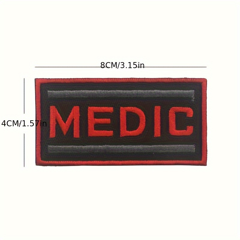 PVC EMT Patch, Paramedic Emergency Medical Technician Morale Tactical Patch, Applique Attachment Fastener Hook & Loop on Tactical Hat Bags Jackets