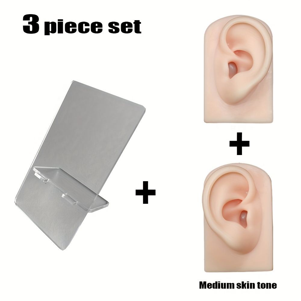 3D Silicone False Ear Model For Piercing Training Set