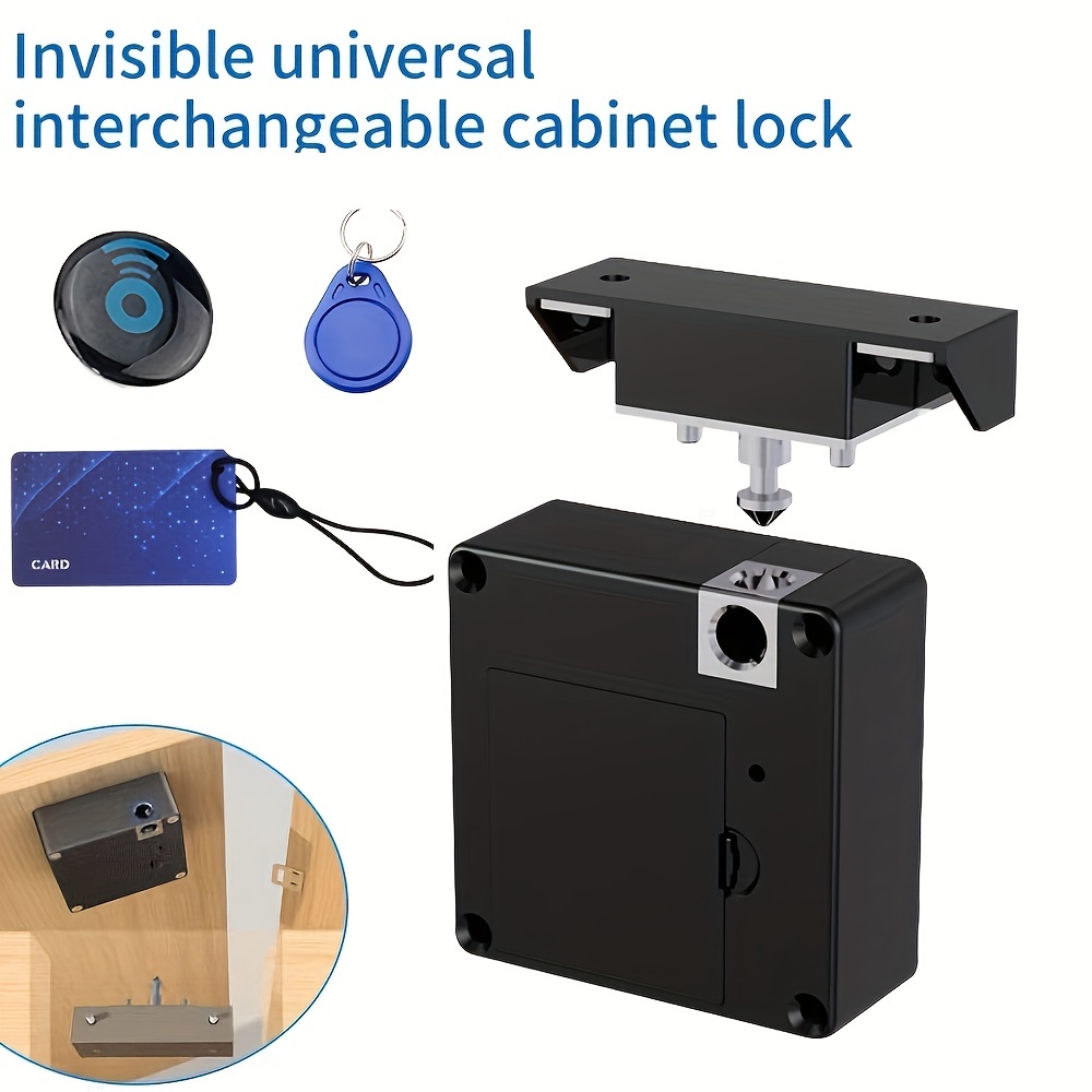 RFID Electronic Cabinet Lock, Smart NFC Drawer Locks, Hidden Card