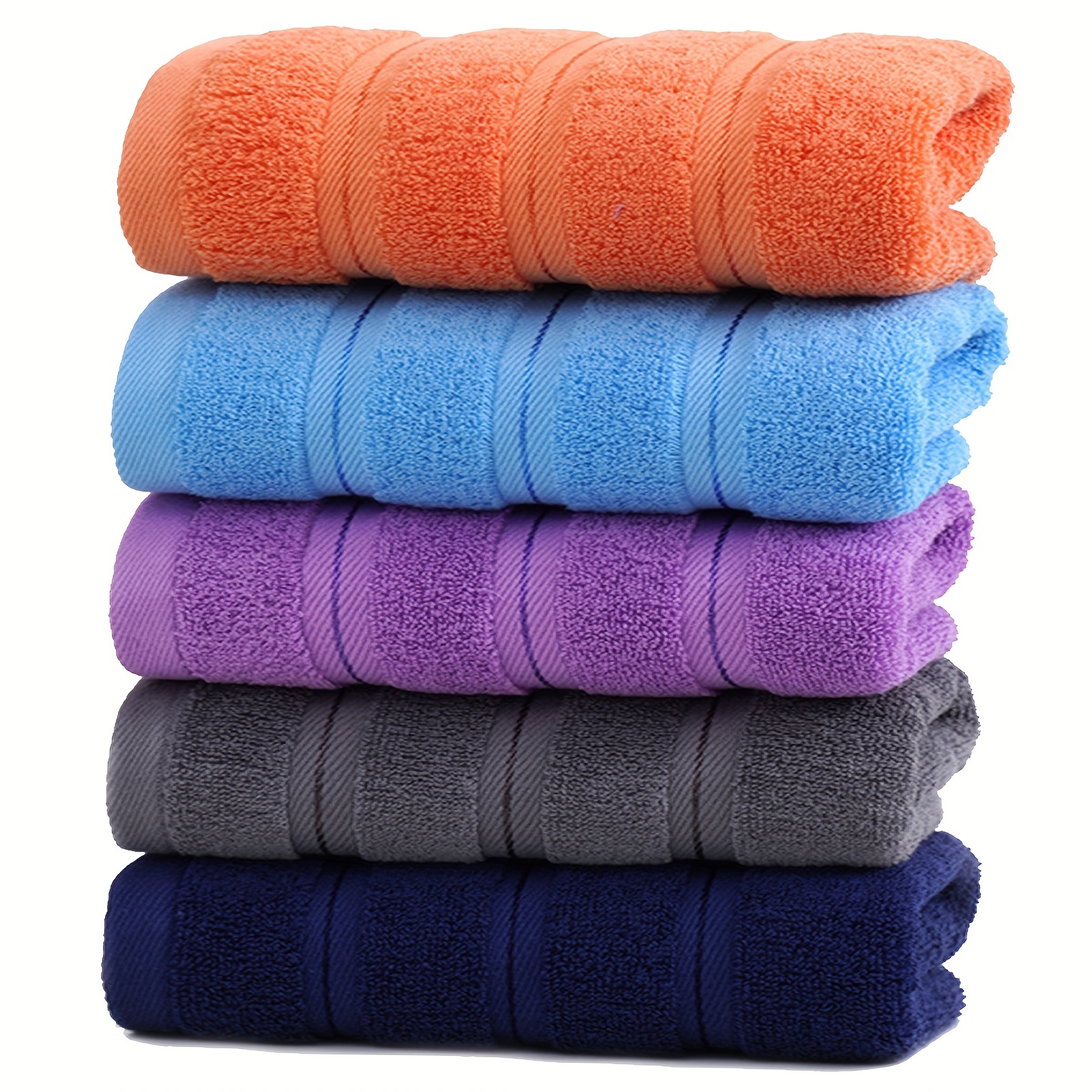 1pc Large Size Soft & Anti-shedding Bath Towel, Color Random
