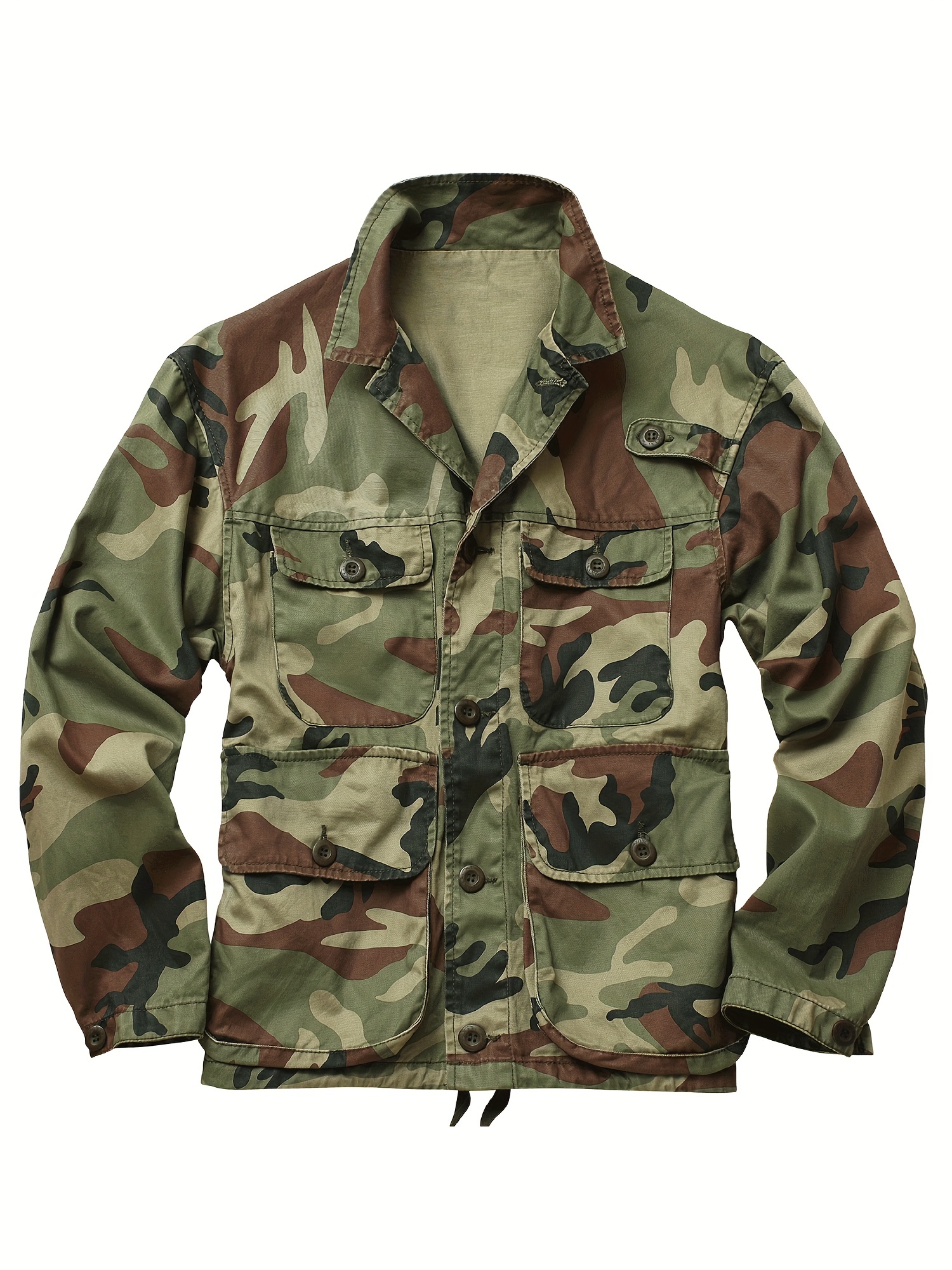 M65 Men's Camo Hunting Clothes Military Tactical Jackets with Hood Working  Safari Outdoor Male Outwear Men Clothing Jacket Men
